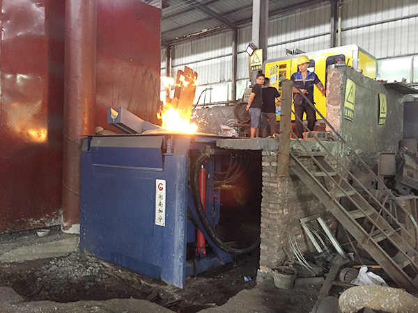 IGBT電源2噸熔鋼爐案例